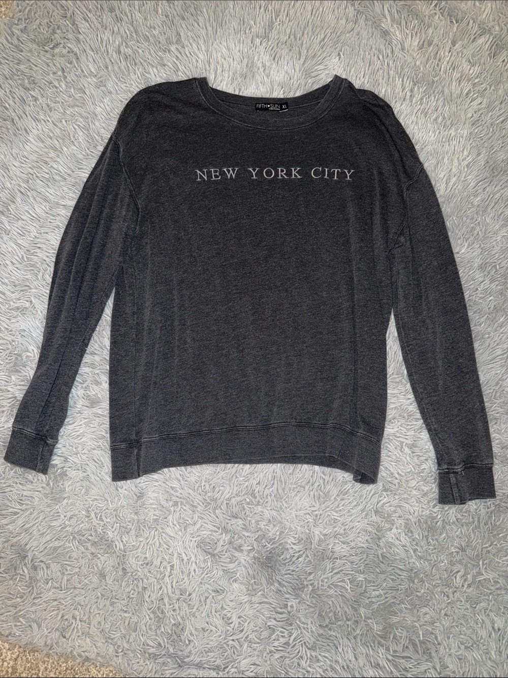New York City Graphic Pullover Sweatshirt - Black